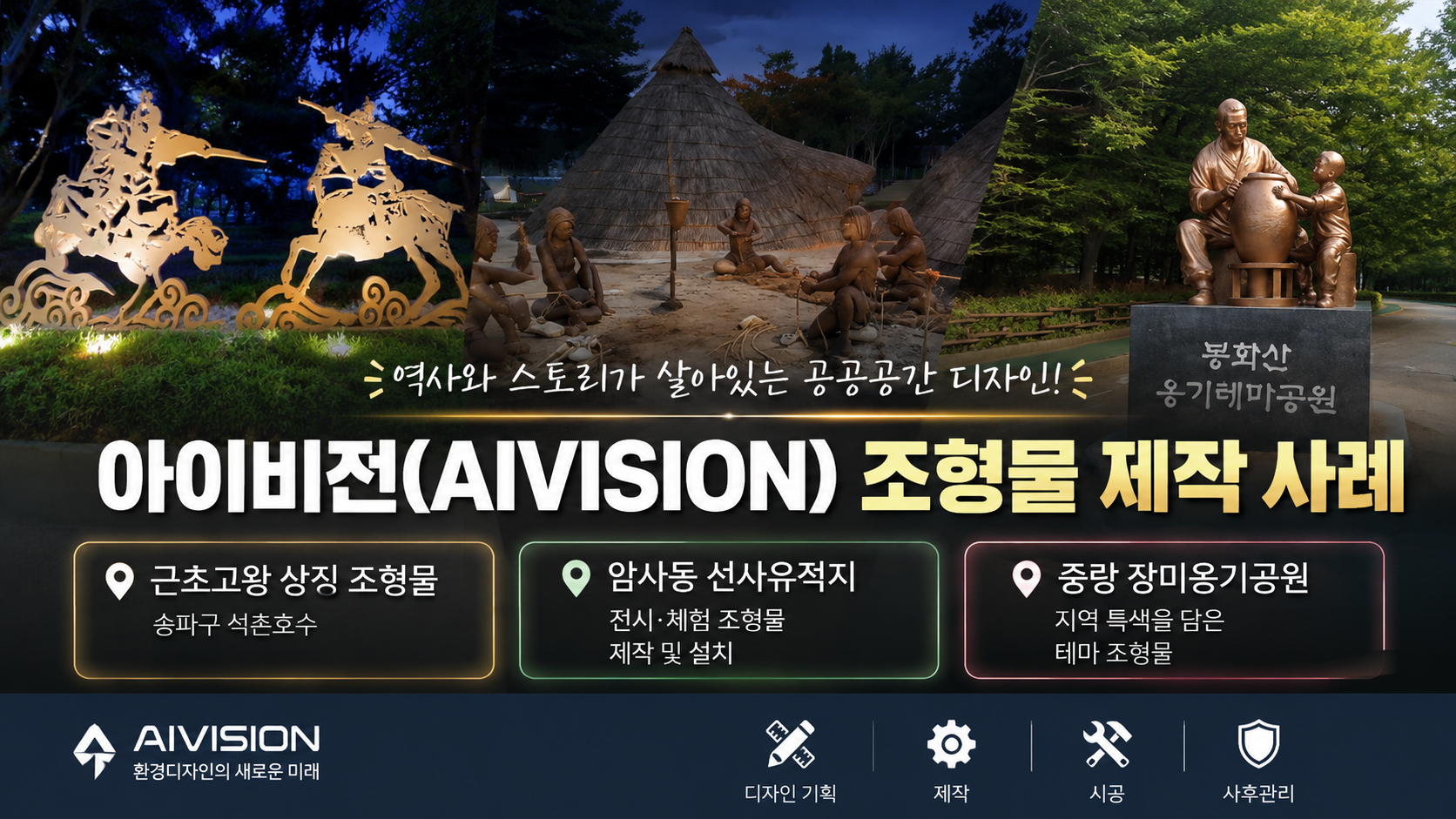 아이비전 조형물 제작 사례 총정리! 공공공간을 특별하게 만드는 환경디자인 이야기